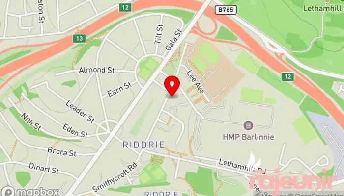 map of Houlihan Pharmacy Riddrie Pharmacy in Glasgow