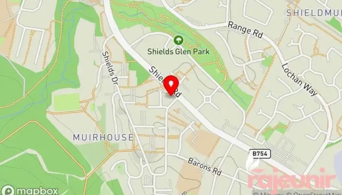 map of I.J. Allan Pharmacy Pharmacy in Motherwell
