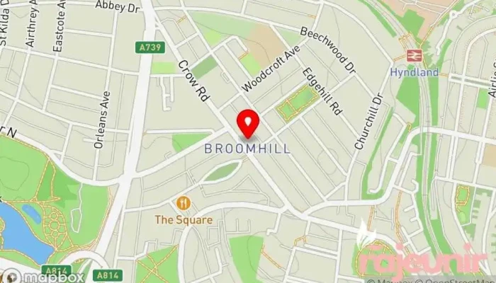 J A Hogarth Chemists Ltd Map - Glasgow