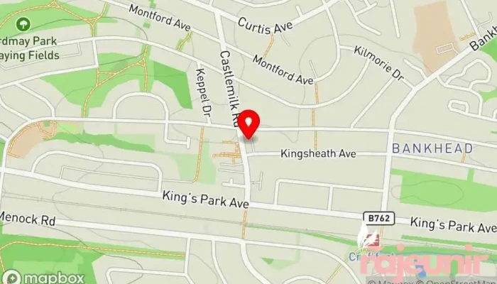 Kingspark Pharmacy And Travel Clinic Part Of The Gilbride Pharmacy Group Map - Glasgow