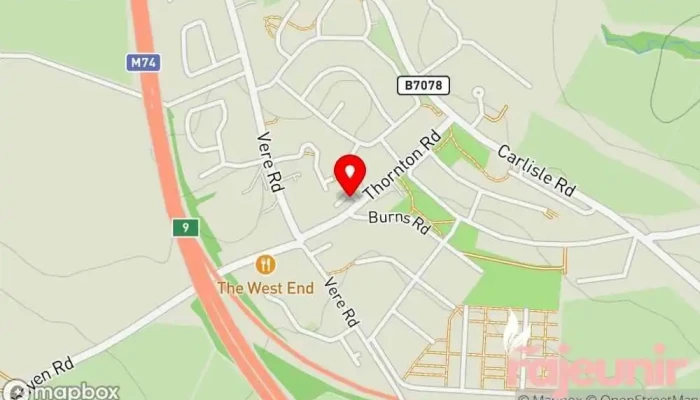 map of Kirkmuirhill Pharmacy Pharmacy in Lanark