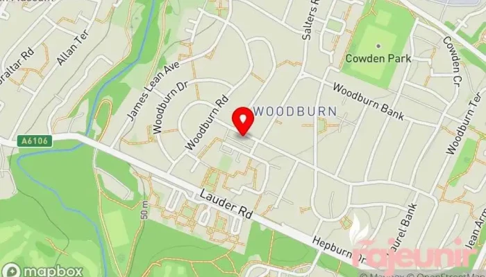 Lindsay Gilmour Pharmacy Dalkeith Map - Dalkeith
