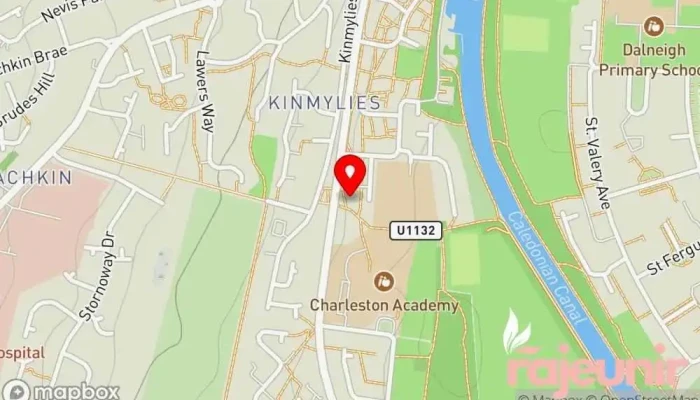 Livingstone Pharmacy Kinmylies Map - Inverness
