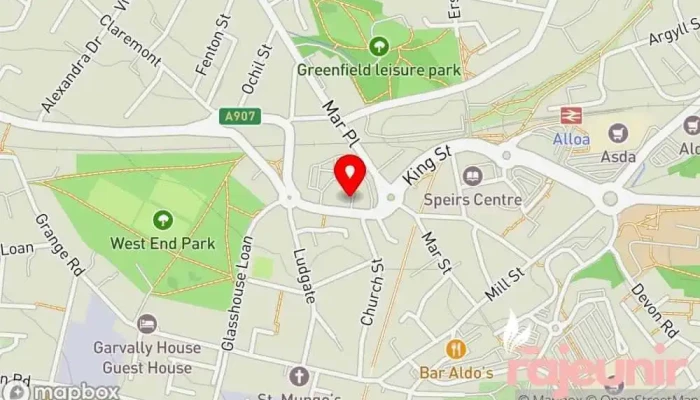 map of Lloyds Pharmacy Pharmacy in Alloa