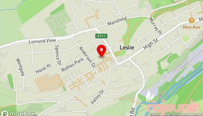 map of LloydsPharmacy Pharmacy, Cosmetics store, Medical supply store, Mental health service in Glenrothes