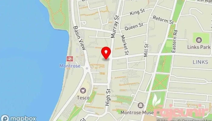 map of LloydsPharmacy Pharmacy, Cosmetics store, Medical supply store, Mental health service in Montrose