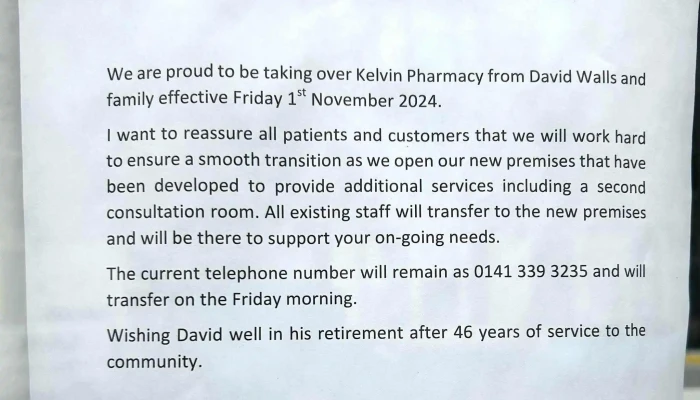 Mackie Pharmacy -  Comments - Glasgow