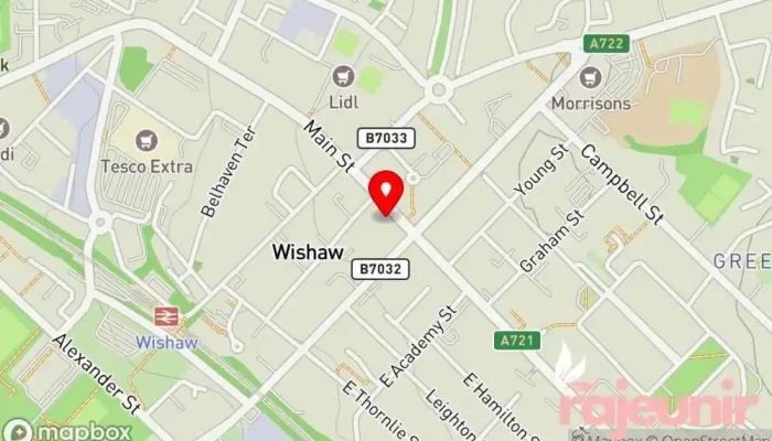 map of McMinns Pharmacy & Travel clinic (Wishaw) Pharmacy, Cosmetics store, Drug store, Medical supply store, Travel clinic in Wishaw