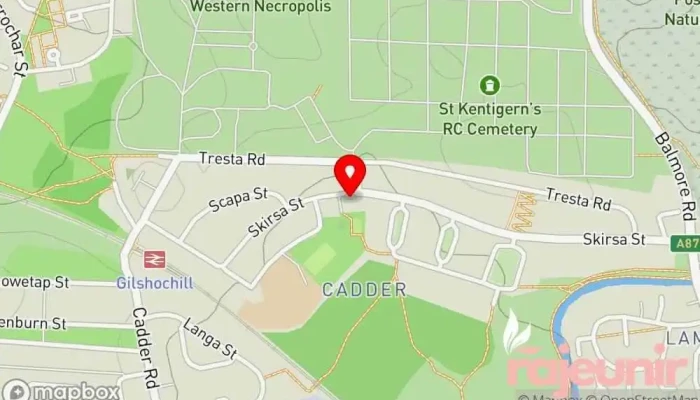 Md Green   Cadder Pharmacy Map - Glasgow