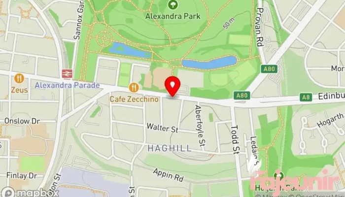 Md Green   Kennyhill Pharmacy Map - Glasgow