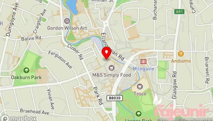 Md Green Pharmacy Milngavie Map - Glasgow