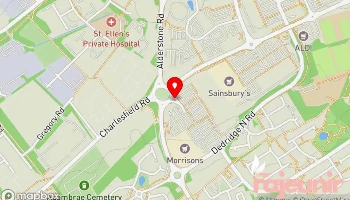 map of Morrisons Supermarket, Grocery store in Livingston