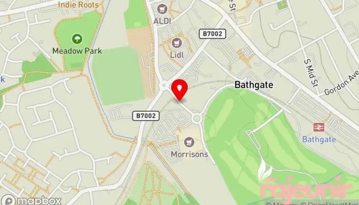 map of Morrisons Supermarket, Grocery store in Bathgate