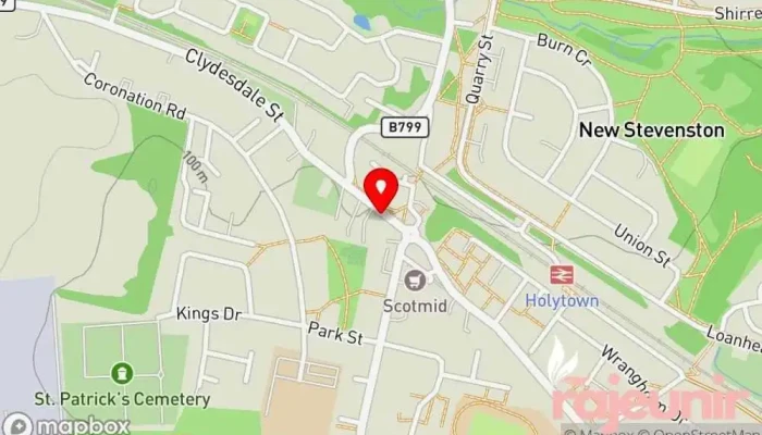 map of New Stevenston Pharmacy Pharmacy in Motherwell