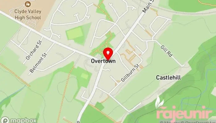map of Overtown Pharmacy Pharmacy in Wishaw