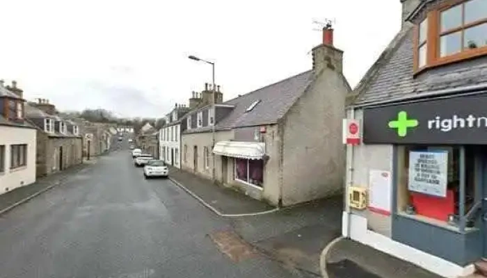 Right Medicine Pharmacy Post Office Aberchirder Street View 360deg - Huntly