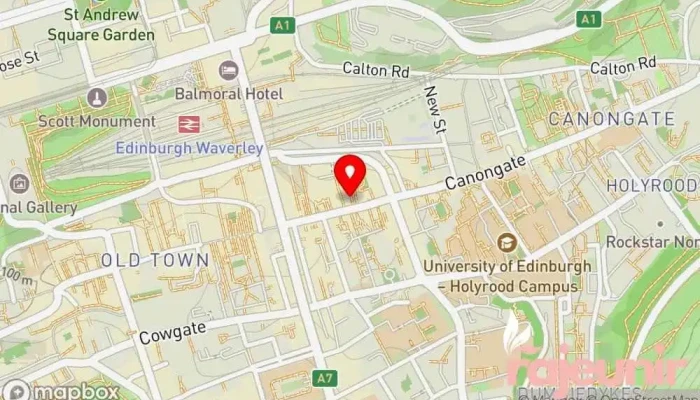 Right Medicine Pharmacy Royal Mile Map - Edinburgh