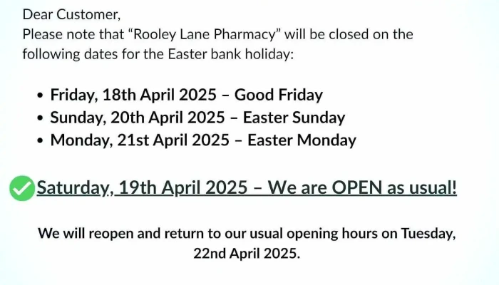 Rooley Lane Pharmacy - Rooley Lane