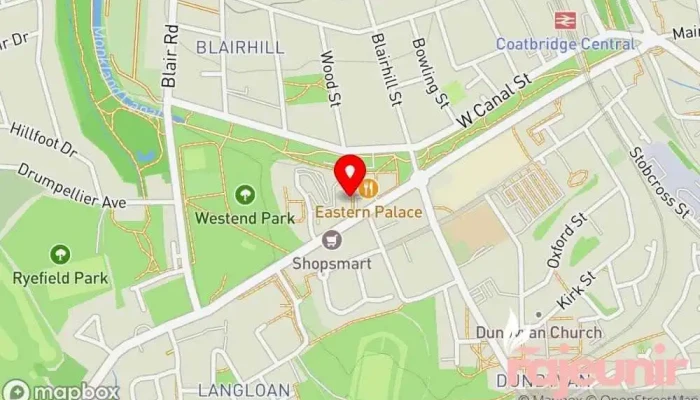 map of Rowlands Pharmacy Coatbridge Pharmacy in Coatbridge
