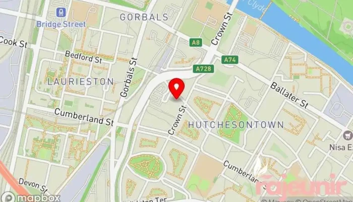 Rowlands Pharmacy Crown Street -  Map - Glasgow