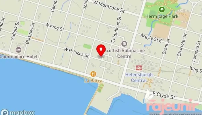 map of Rowlands Pharmacy Helensburgh Pharmacy in Helensburgh