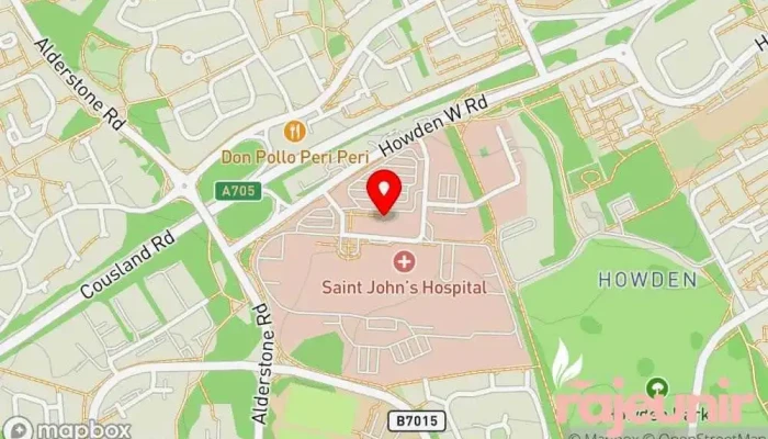 map of Rowlands Pharmacy Howden Health Centre Pharmacy in Livingston