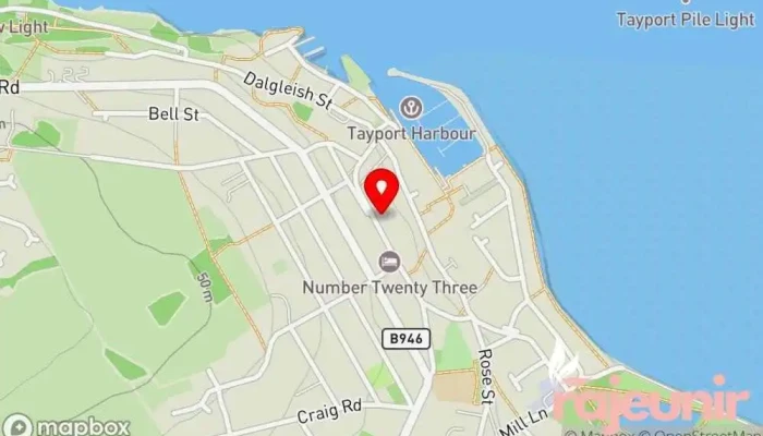 map of Rowlands Pharmacy Tayport Pharmacy in Fife