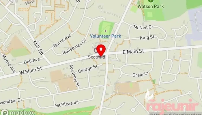 map of Semichem Beauty supply store in Bathgate