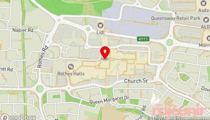 map of Superdrug Pharmacy Pharmacy in Glenrothes