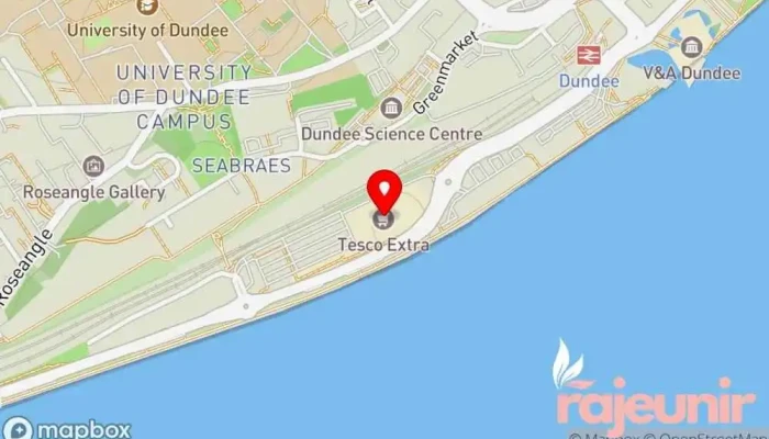 Tesco Extra -  Map - Dundee