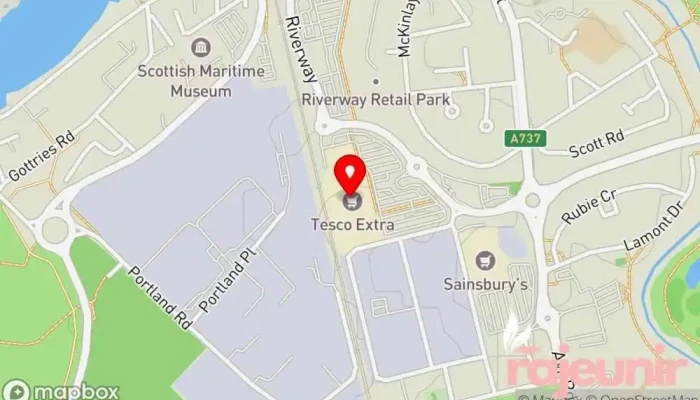 Tesco Extra -  Map - Irvine