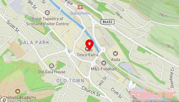Tesco Pharmacy -  Map - Galashiels