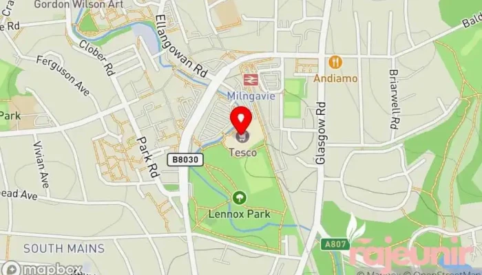 Tesco Superstore -  Map - Glasgow