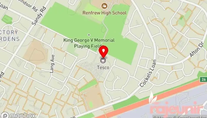 Tesco Superstore -  Map - Renfrew