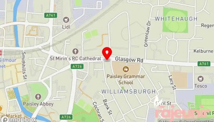 The Co -  Operative Pharmacy Map - Paisley