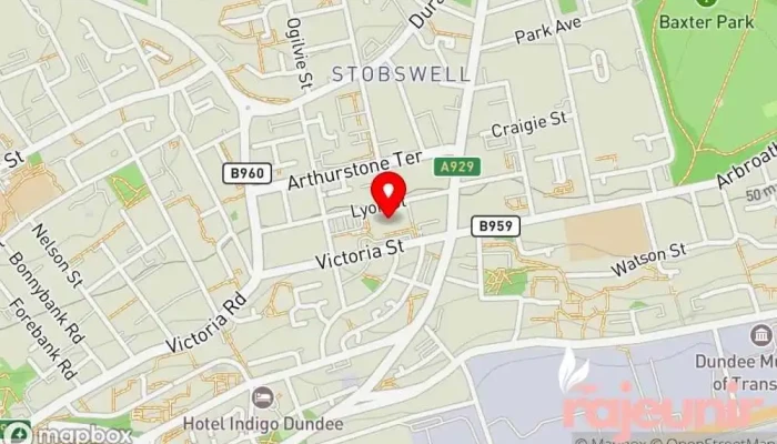 map of Wallacetown Pharmacy Pharmacy in Dundee